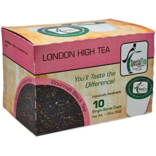 Special Tea Company London High Tea Blend, Single Serve Cups (pack Of 10)