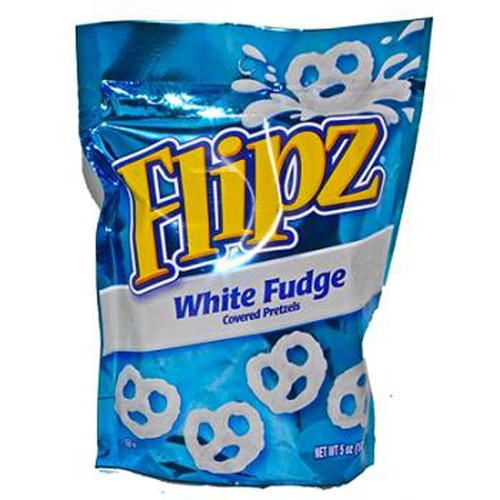 (price/pack)flipz White Fudge Covered Pretzels 5 Ounces - 6 Per Case