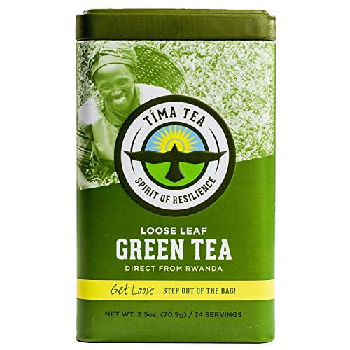 Tima Tea Organic Fair Trade Green Loose Leaf Tea 2.5 Oz.