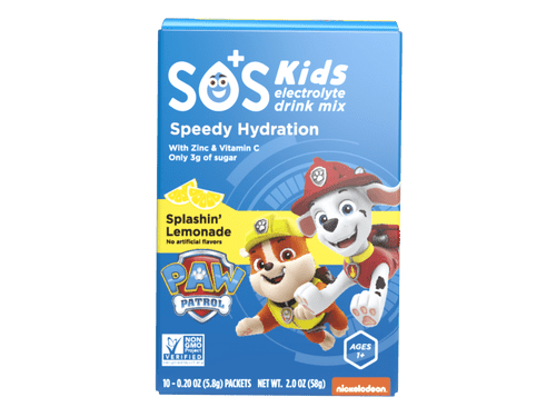 Sos Hydration Kids Paw Patrol Electrolyte Drink Mix - Lemonade - 10ct