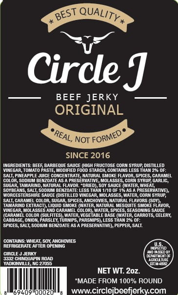 Circle J Beef Jerky-original