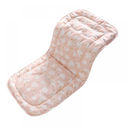 Superhomuse Cotton Baby Seat Liner Stroller Seat Mat Breathable Cushion Pad For Car Seat High Chair Pushchair