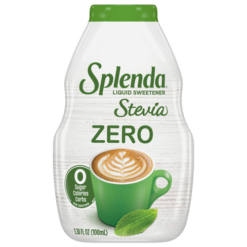 Splenda Zero Stevia Liquid Zero Calorie Sweetener, 3.38 Fl Oz