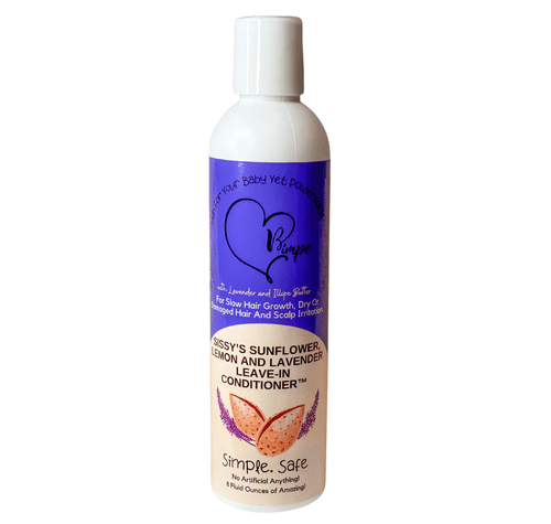 Bimpe Handmade + All-natural Leave In Conditioner For Curly Hair With Organic Sunflower Oil And Essential Oils For Hair Growth, 8oz.