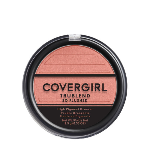 Covergirl Trublend So Flushed High Pigment Blush, 300 Coral Crush, 0.33 Oz, Blush Makeup, Blush Palette, Blush And Bronzer Palette, Bronzing Powder, Cream-feel, Buildable Powder