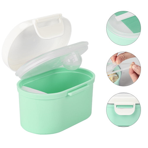 Portable Formula Dispenser With Scoop, Milk Powder Container, Baby Food Storage, Candy Fruit Box, Snack Containers