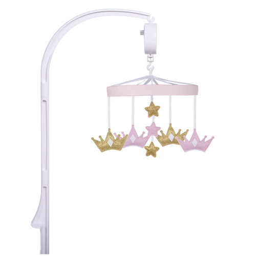 Sammy & Lou Tiara Princess Musical Crib Mobile