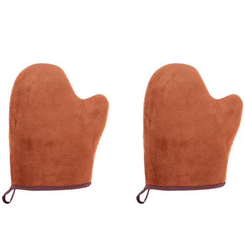 2pcs Self Tanning Mitt Applicator Reusable Self Tanner Mitt Tanning Gloves