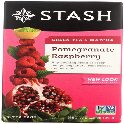 Stash Pomegranate Raspberry Matcha Green Tea (pack Of )