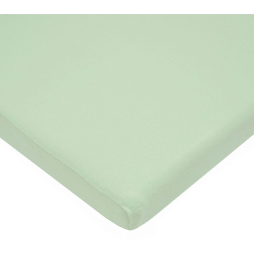 Tl Care 100% Natural Cotton Value Jersey Knit Fitted Bassinet Sheet, Celery, Soft Breathable, For Boys And Girls