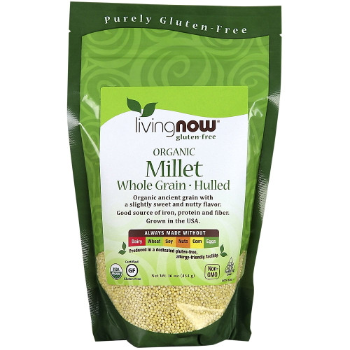 Organic Millet Whole Grain Hulled (16 Oz.)