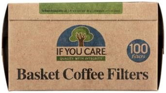 If You Care Basket Coffee Filters, Brown, 100 Ct