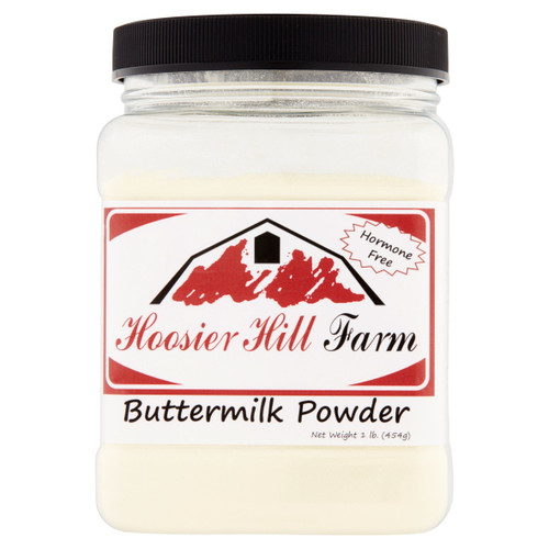 Hoosier Hill Farm Buttermilk Powder, 1 Lb Plastic Jar