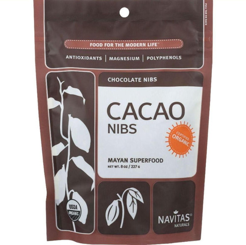 Navitas Naturals Cacao Nibs - Organic - Raw - 8 Oz