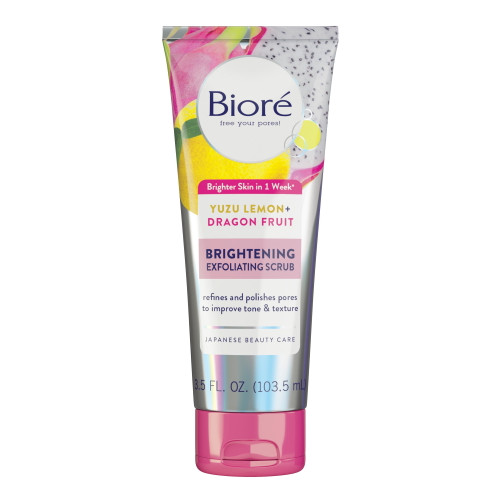 Biore Daily Brightening Exfoliating Face Scrub, 3.5 Fl Oz