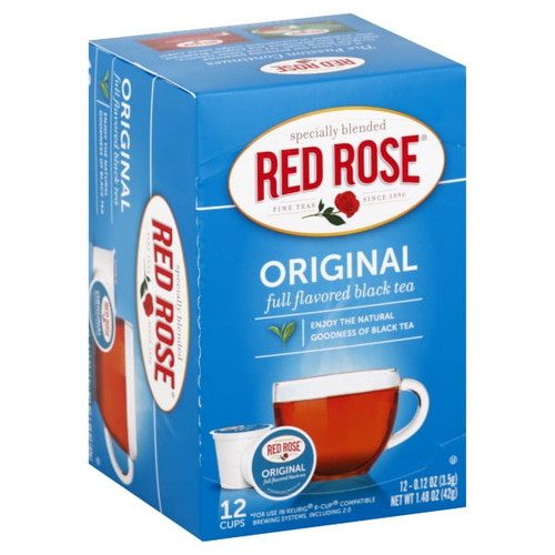 Red Rose® Original Black Tea Single Serve Cups 12 Ct Box
