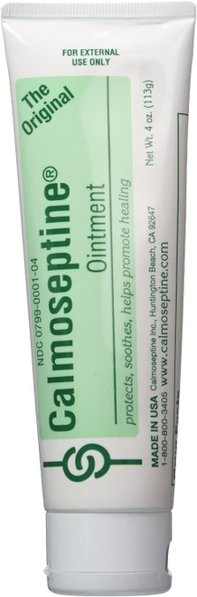 Calmoseptine Diaper Rash Ointment Tube, (pack Of 6)