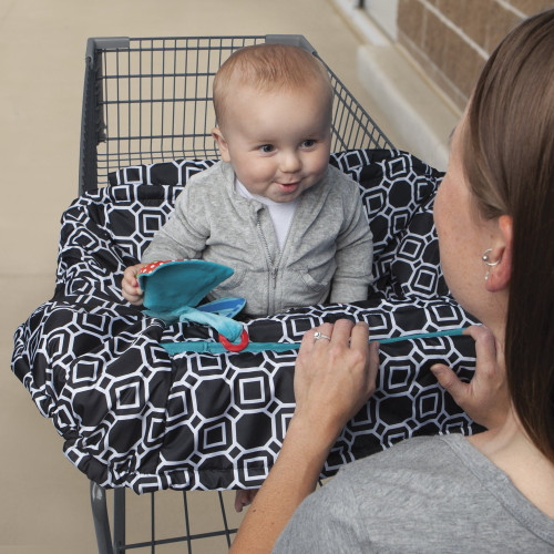 Boppy Shopping Cart Cover - City Squares