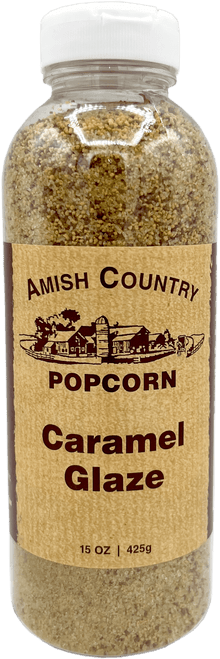 Amish Country Popcorn | Caramel Glaze - 15 Oz | Old Fashioned, Non-gmo And Gluten Free
