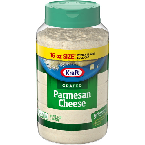 Kraft Parmesan Grated Cheese, 16 Oz Shaker