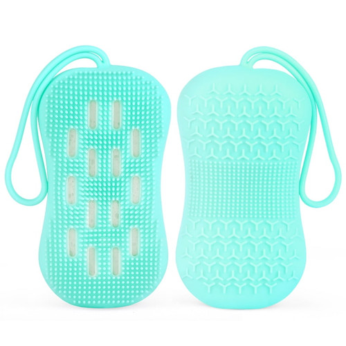 Soap Saver Pouch | Exfoliating Silicone Soap Pocket Body Exfoliator Scrubber Brush For Bath Or Shower | Body Scrubber For Bar Soap Bits! (green)