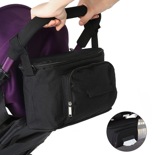 Mavis Laven Kid Trolley Hanging Bag Baby Stroller Organizer Storage Bag Diaper Bottle Cup Holder, Stroller Hanging Storage Bag,baby Stroller Bag