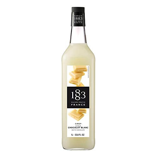 1883 Maison Routin - White Chocolate Syrup - Glass Bottle - 1 Liter