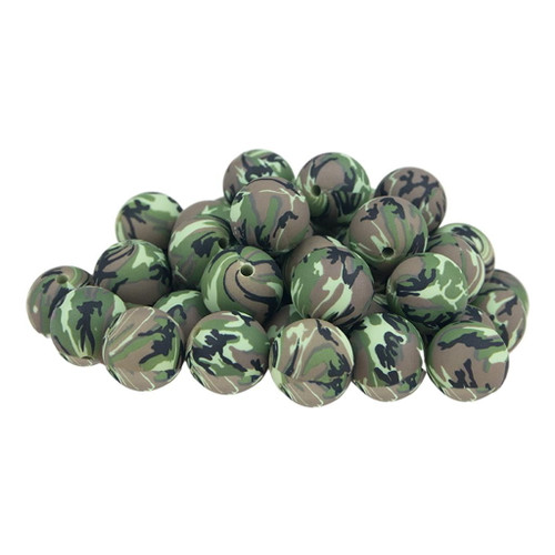 40 Pieces Food Grade Beads Pacifier Round , Bulk Pram Toy For Necklace Chain Chewable Nursing Jewelry