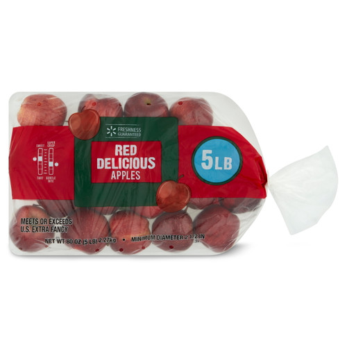 Freshness Guaranteed Red Delicious Apples, 5 Lb Bag