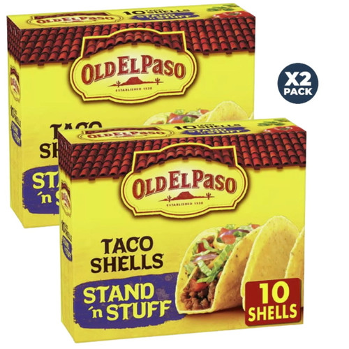 Old El Paso Gluten Free Stand 'n Stuff Yellow Corn Taco Shells - 4.7oz/10ct Pack Of 2