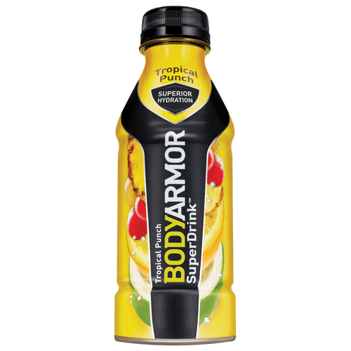 Bodyarmor Superdrink, Electrolyte Sport Drink, Tropical Punch 16 Oz (pack Of 24)