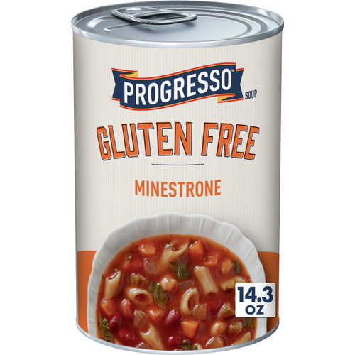 Progresso Gluten Free, Minestrone Soup, 14.3 Oz