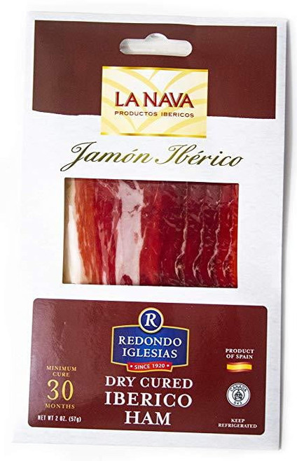 Jamon Iberico La Nava - Sliced 2 Oz - 30 Months Aged Dry Cured Ham