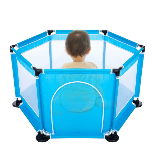 Lelinta Kids Playpens 6 Sides Baby Playpen Playinghouse, Portable Playpen Kids Playard Play Pen Fence Kids Play Center Yard With Safety Gate For Children Kids