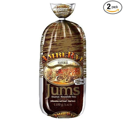 Authentic Imported Lithuanian Jums Rye Bread 1100g Pack Of 2