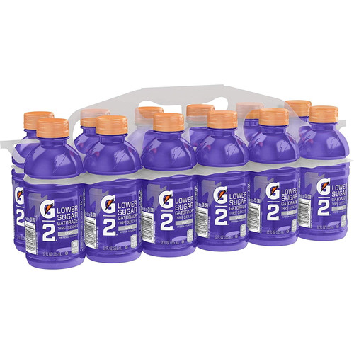 Gatorade G2 Low Sugar, Grape Sports Drink, 12 Fl Oz, 12 Bottles