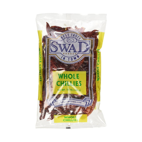 Swad Whole Chillies 100g (3.5oz)
