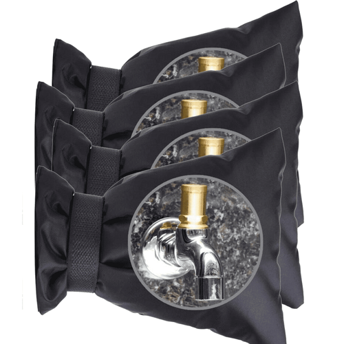 4 Pack Outdoor Water Faucet Cover Socks For Winter Freeze Protection, 6.69" W X 8.26" H