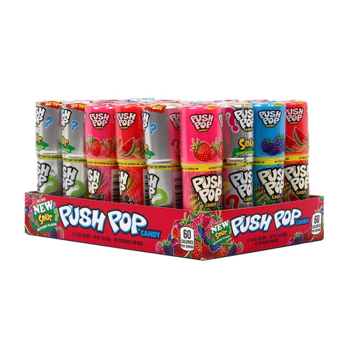 Push Pop Candy Assorted Flavors (24 Ct.)