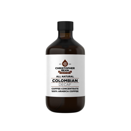 Colombian Decaffeinated Cold Brew Iced Coffee Hot Coffee Liquid Java Concentrate ( 8 Ounce Bottle) Makes 24-31 Cups