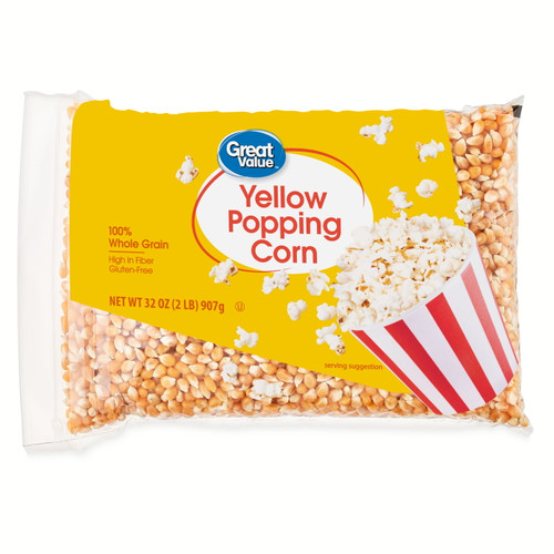 Great Value Yellow Popping Corn, 32 Oz