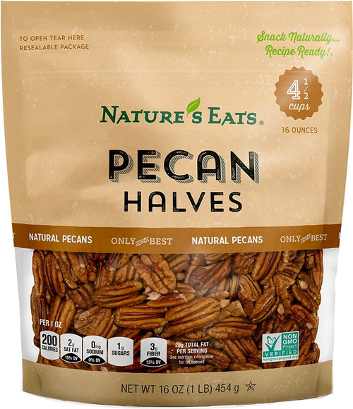 Nature's Eats Peacan Halves -- 16 Oz