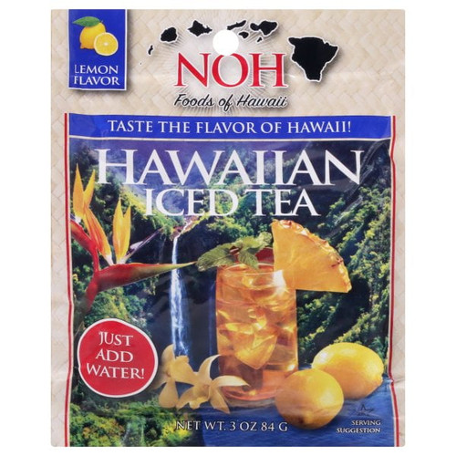 Noh Hawaiian Lemon Powdered Iced Tea Mix, 3 Oz