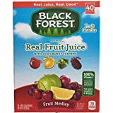 Black Forest Medley Juicy Center Fruit Snacks, Mixed Fruit Flavors (pack Of 4)