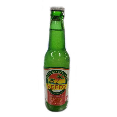 Reed's Zero Sugar Extra Craft Ginger Beer 12 Oz. ( Pack Of 4.)