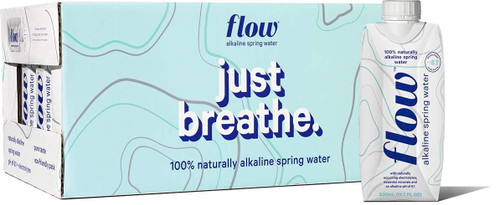 Flow Alkaline Spring Water - Refreshing Taste Of Natural Alkaline Water With Natural Electrolytes, Eco-friendly Packaging, Non-gmo And Bpa-free. Unflavored. 24 Pack Of 11.1 Fl Bottles