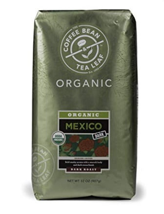 The Coffee Bean & Tea Leaf Mexico Organic Dark Roast Ground Coffee, 32 Oz, Bag