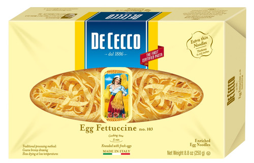 De Cecco Egg Fettuccine No.103 Pasta, 16 Oz