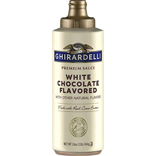 Ghirardelli Premium Sauce White Chocolate Flavored 16 Oz Squeeze Bottle