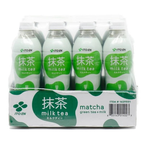 Ito En Matcha Milk Tea, Green Tea + Milk, 11.8 Fluid Ounce (pack Of 12)